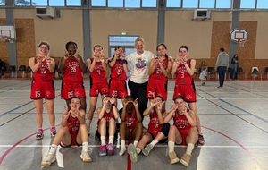 Match dynamique et victoire de nos U15F