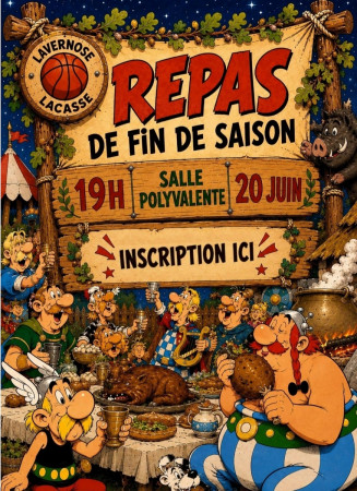 repas de fin de saison Le 20 juin