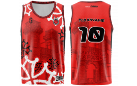 Maillot Sportif coupe Homme Rouge