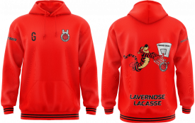 Sweat à capuche Tiger Ball Enfant Rouge