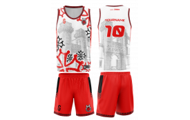 Pack Sportif Maillot/Short coupe Homme Blanc - Personnalisable