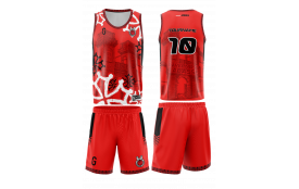 Pack Sportif Maillot/Short coupe Homme Rouge - Personnalisable